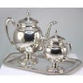 elegant set pentru servirea ceaiului. argint. atelier Repossi Ugo.Italia cca 1940